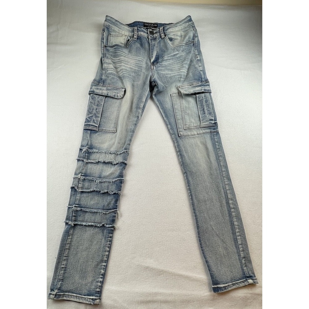 Street Jeans Skinny Fit 30x32 Distressed